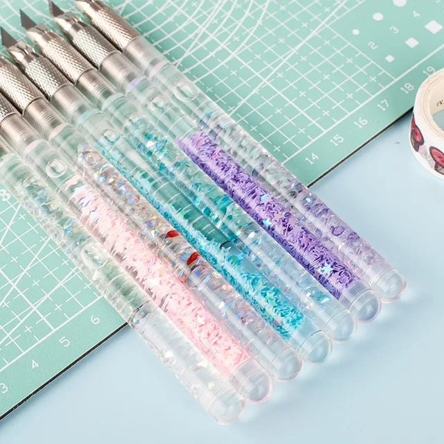 Rhinestone Shimmer Paper Knife Journaling Supplies