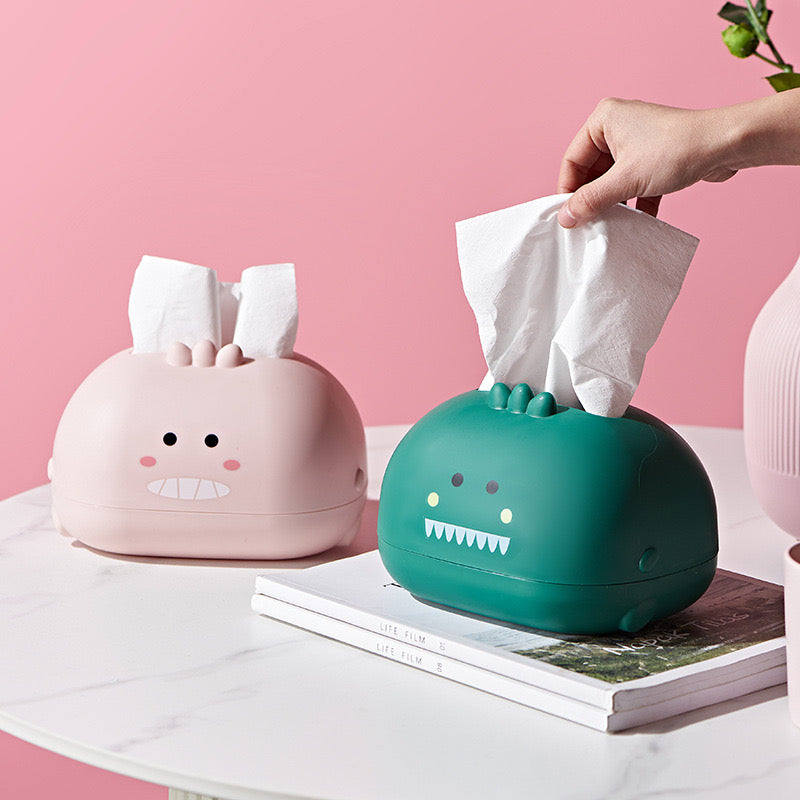 Kawaii Dino Tissue Holder / Tissue Box