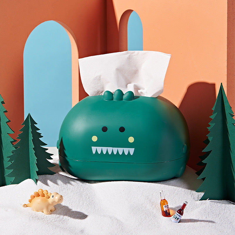 Kawaii Dino Tissue Holder / Tissue Box