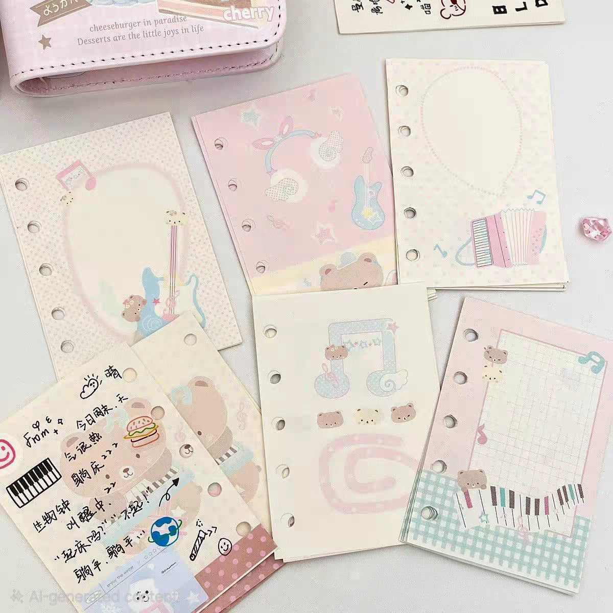 Strawberry Cake 5 Ring Binder Planner 🎀🍰