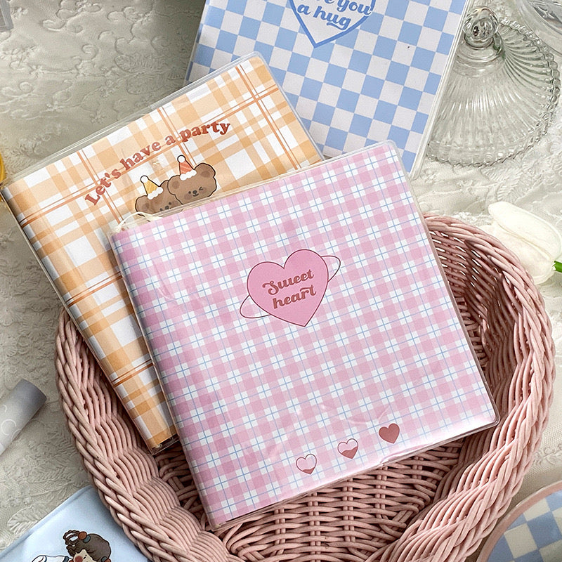 Kawaii Grid Notebook / Diary / Journal