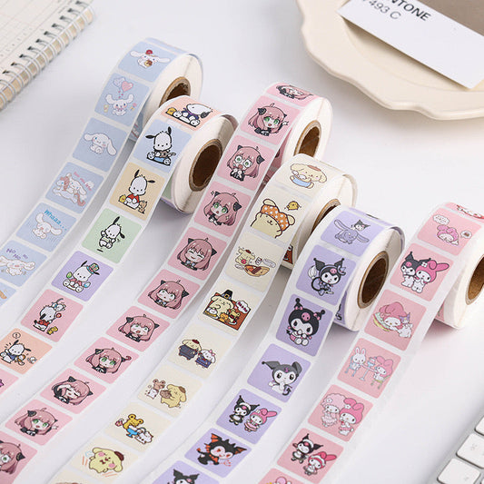 500 Stickers Washi Tape Roll