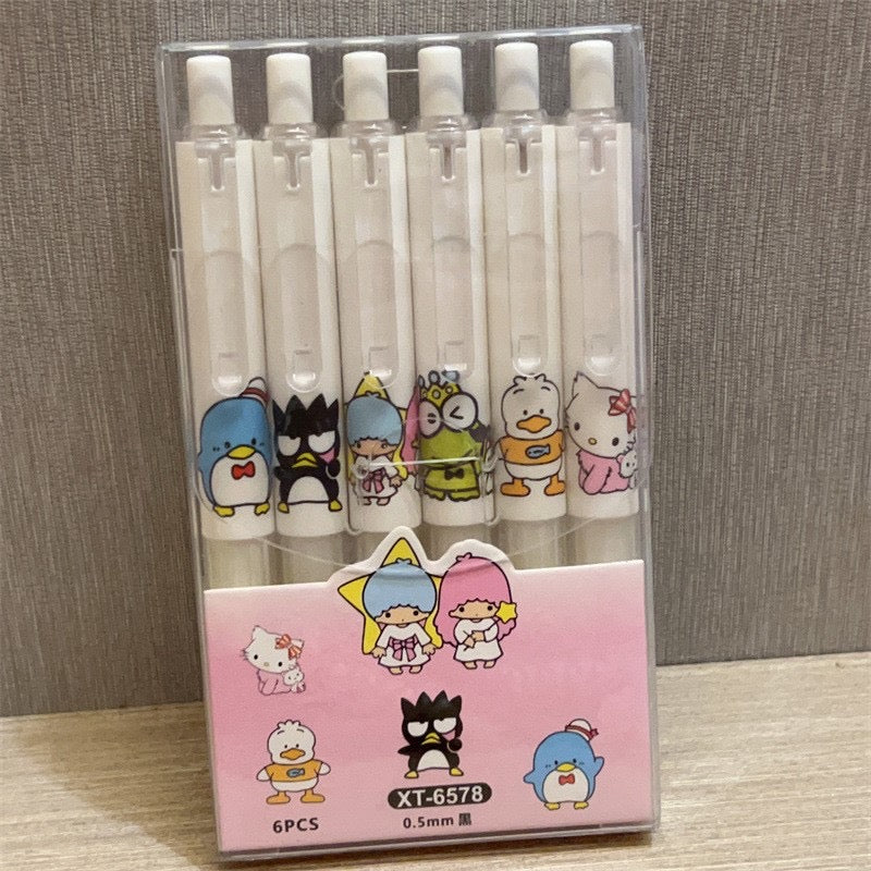 Sanrio 6 Pens Set