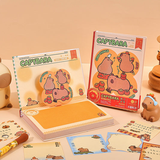 3D Kawaii Capybara Journal / Diary / Notebook