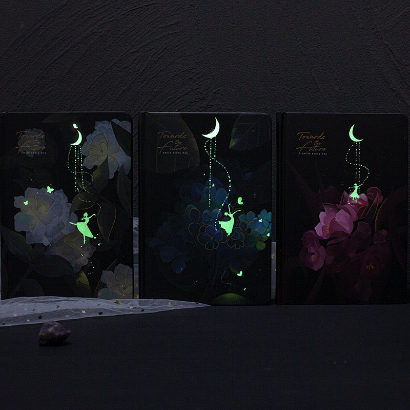 Glow in the Dark Fairy Black A5 Journal / Diary / Notebook