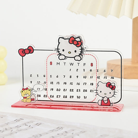 Hello Kitty DIY Acrylic Perptual Desk Calendar