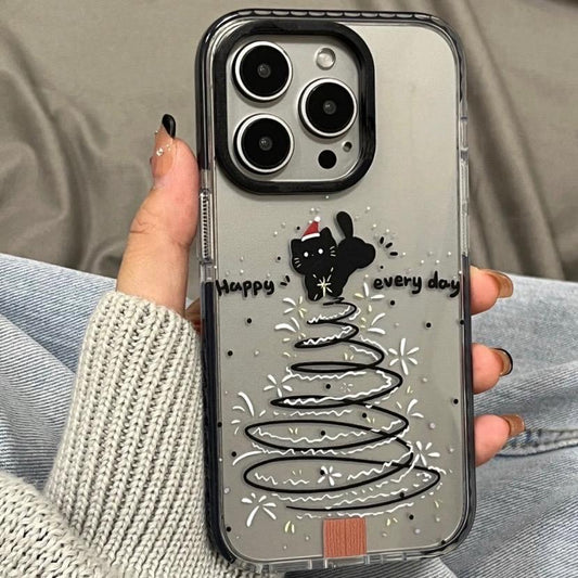 13/14 Swirl Kitty iPhone Case