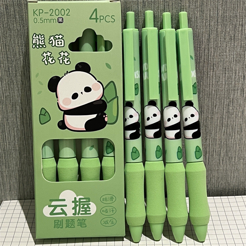 Kawaii Puffy Doodle 4 Pens Set