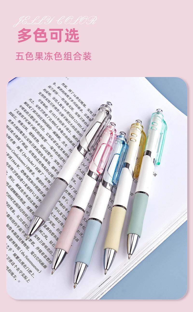 Pastel Minimal 5 Pens Set