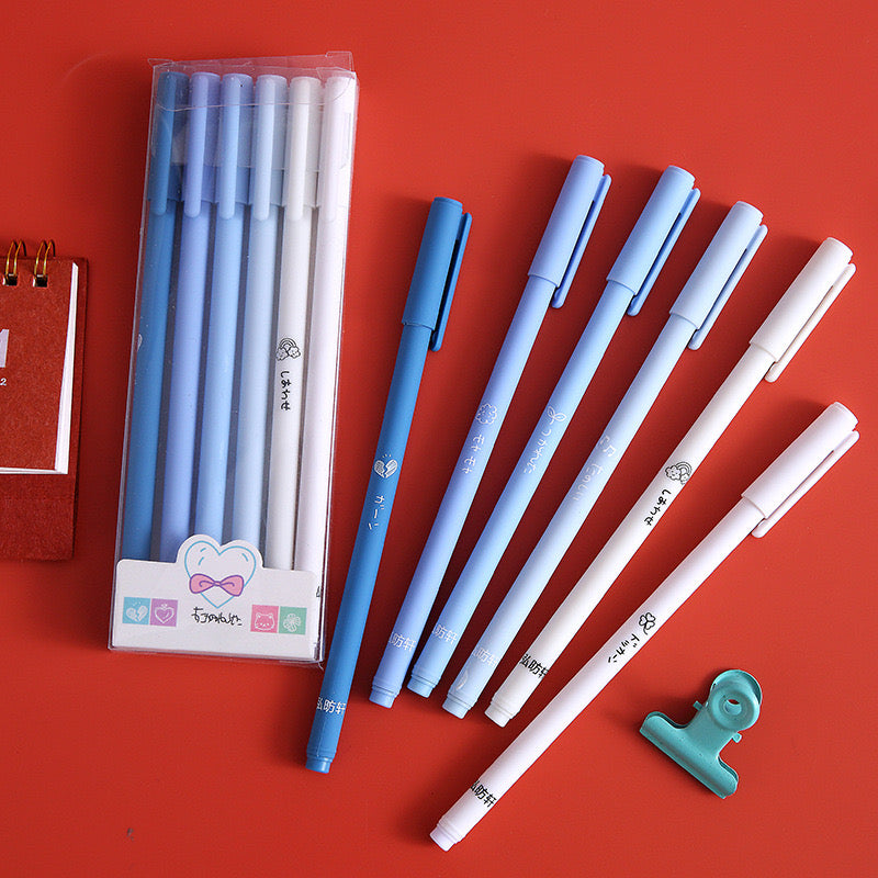 Set of 6 Creative Gel Pens