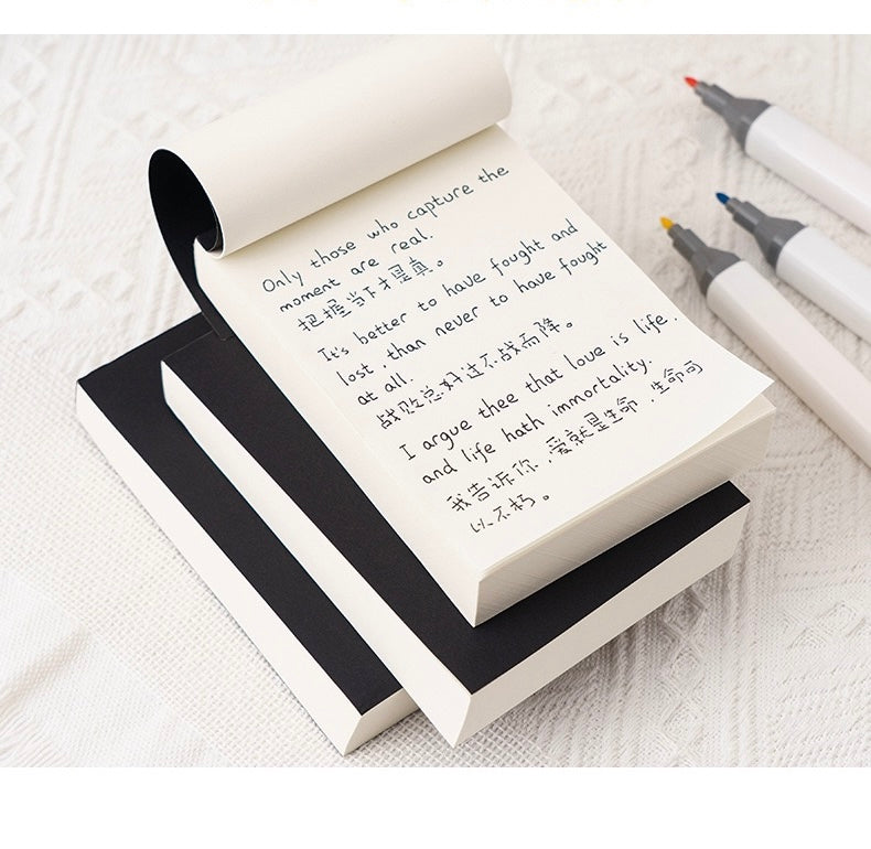 Black Mini Journal / Notebook / Jumbo Notepad