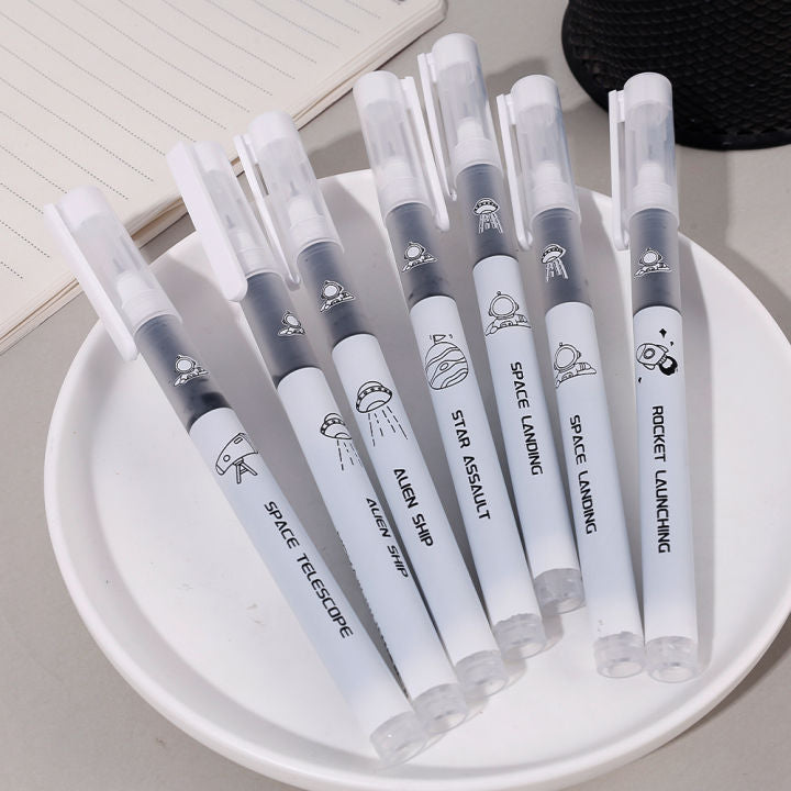 Astronaut Space Themed 6 Pens Set