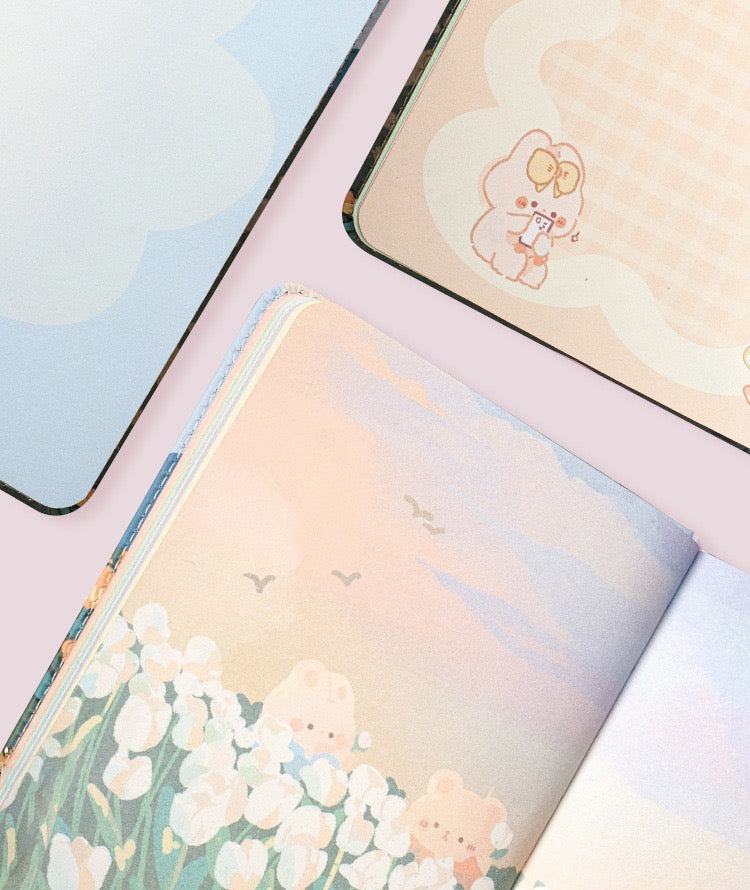 A5 Kawaii Rabbit Bunny Spring Outing Journal / Notebook / Diary