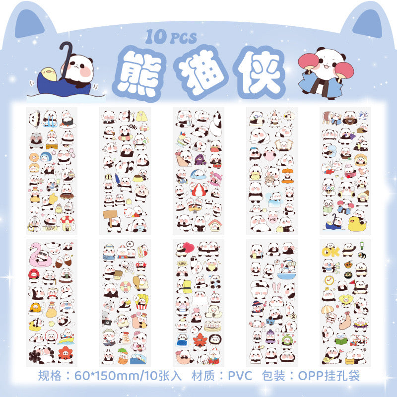 Pet Planet Set of 10 PET Sticker Sheets