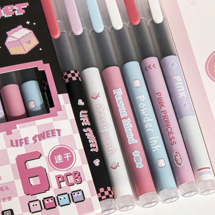 Moka Powder Ink Quirky Pens Set