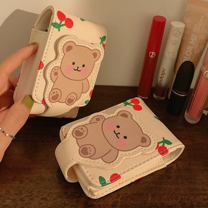 Pre - Order Cherry Bear Premium Lipstick Case / Holder / Organiser