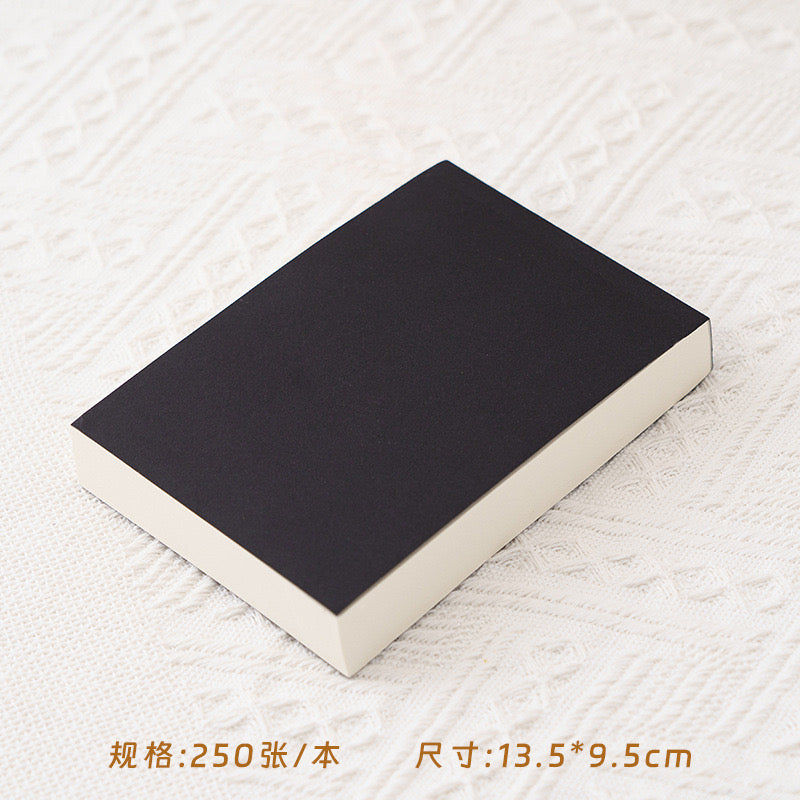 Black Mini Journal / Notebook / Jumbo Notepad