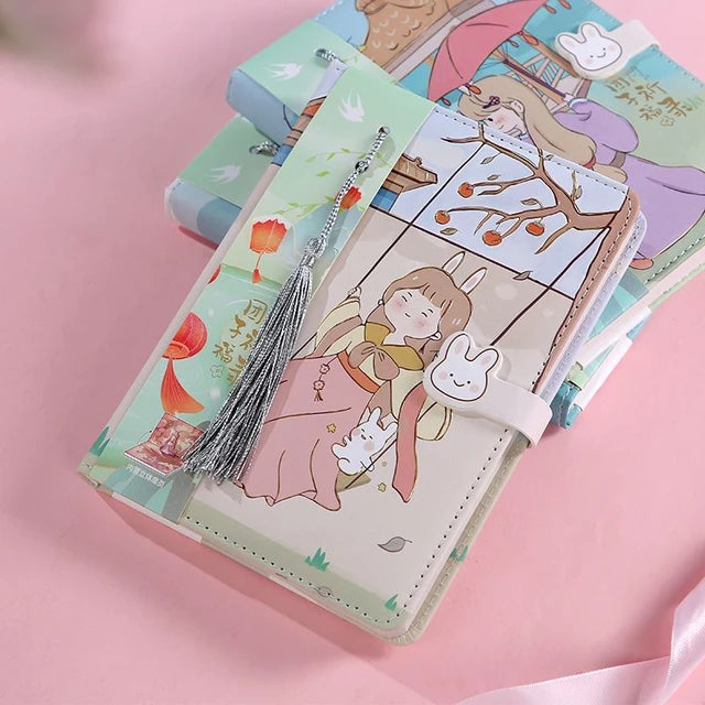 Kawaii Hanbok Girl A5 Journal / Diary / Notebook