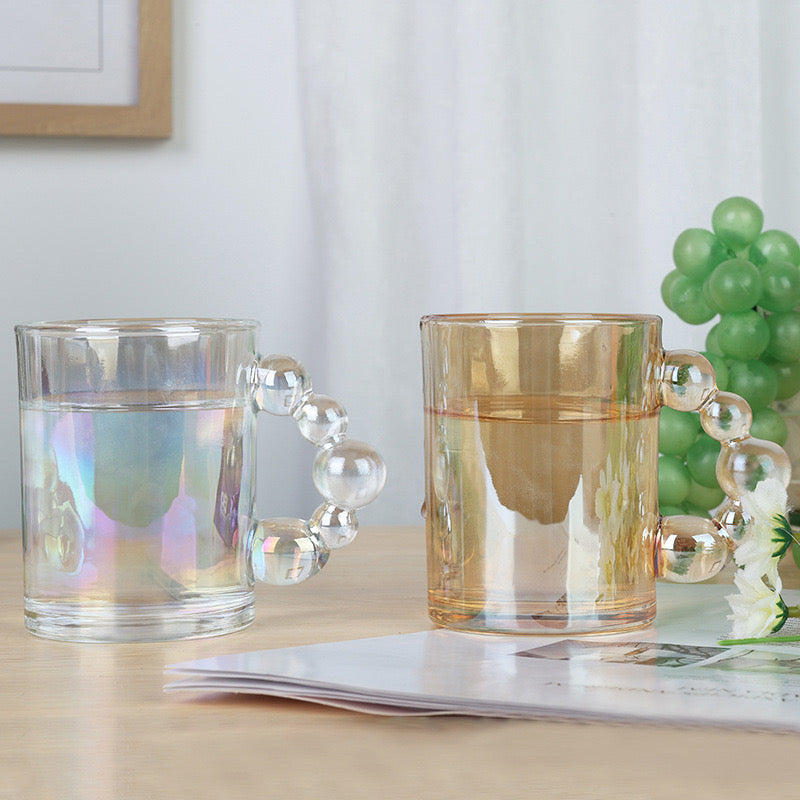 Minimal Premium Holographic Glass Mugs / Cups