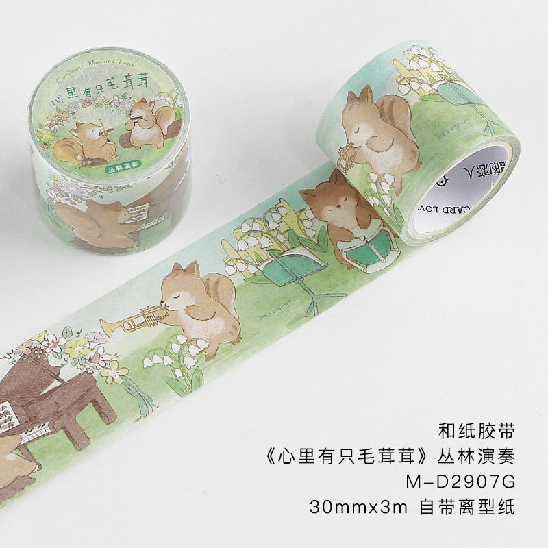 Easter Bunny Washi Tape Sticker Roll
