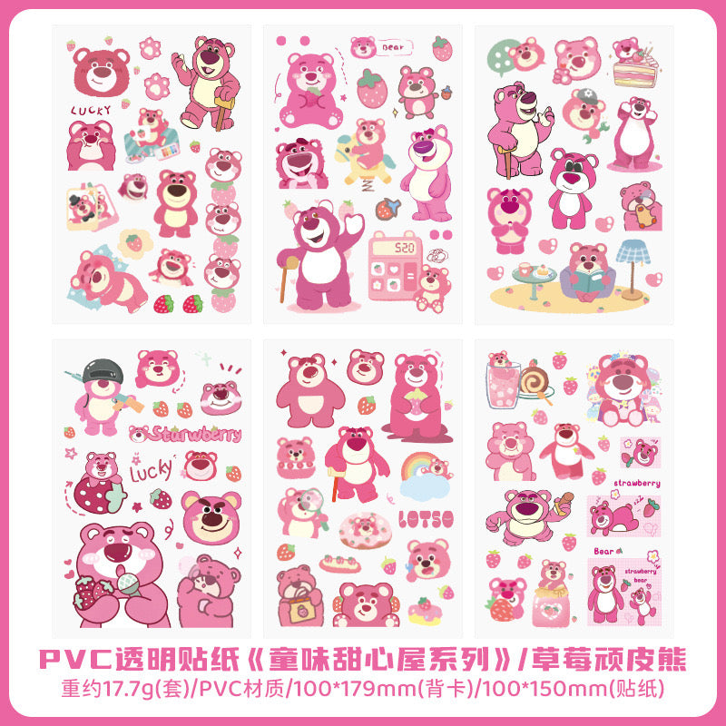 6 Sheets Kawaii Sticker Sheets