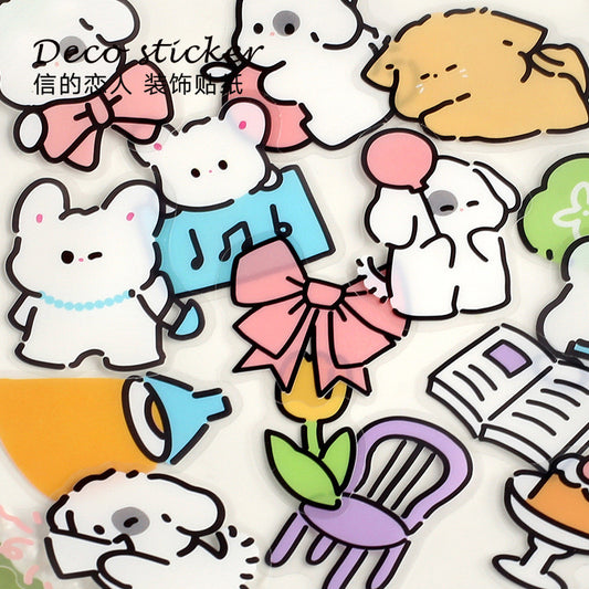 Kawaii Animal PET 40 Stickers