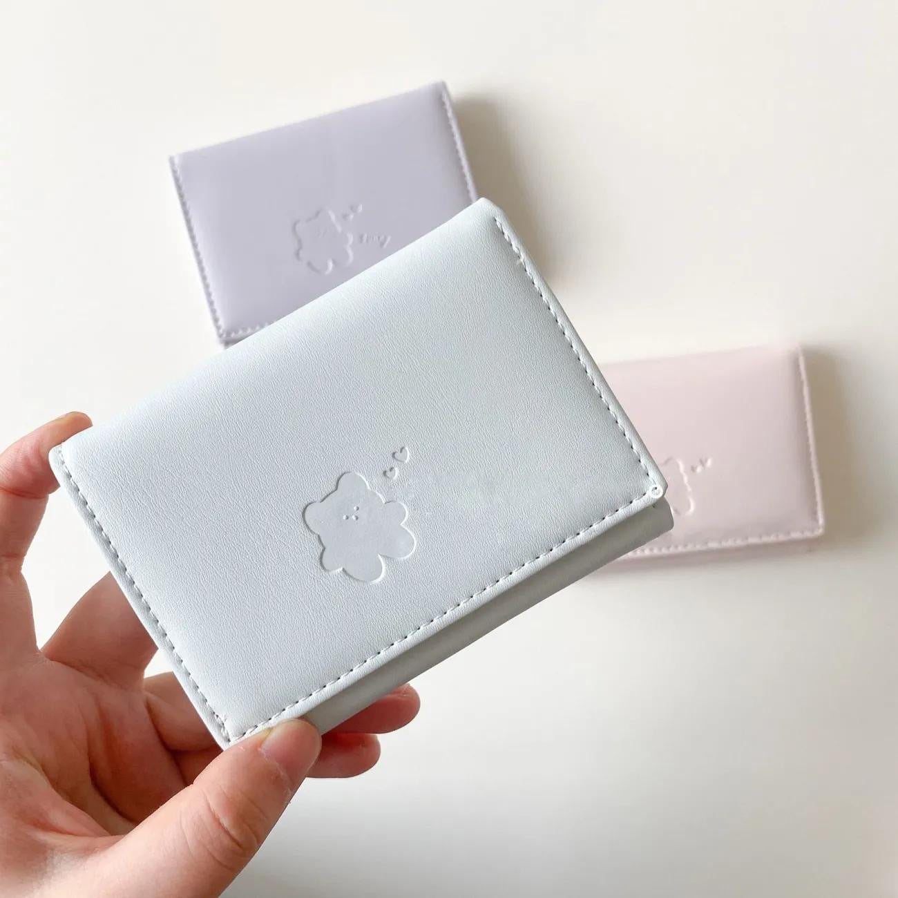 Pastel Minimal Tri Fold Wallet