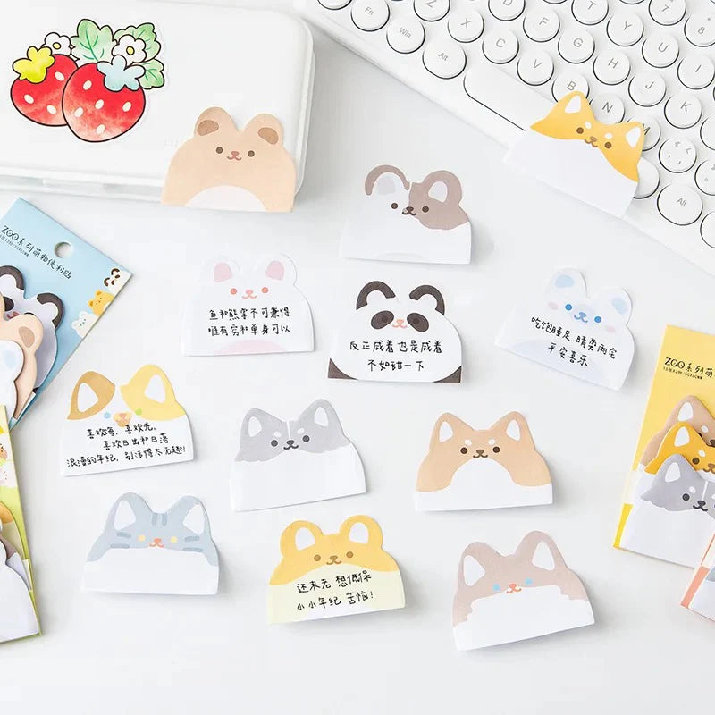 Cute Animal Sticky Notes