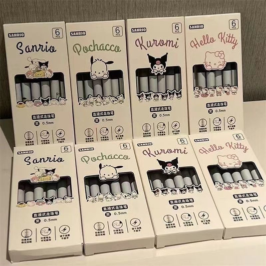 Sanrio 6 Pens Set