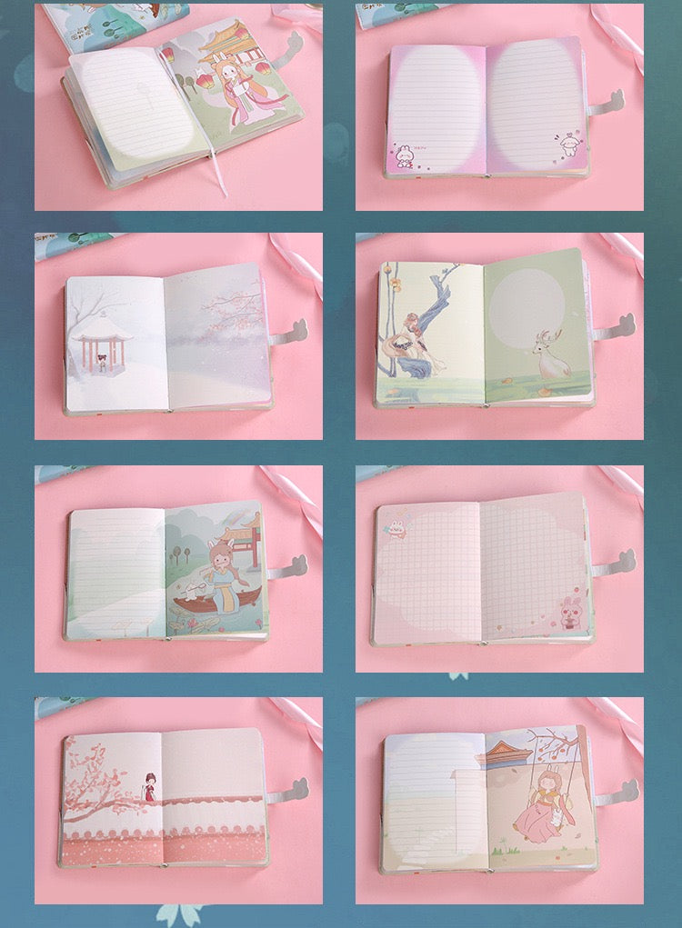 Kawaii Hanbok Girl A5 Journal / Diary / Notebook