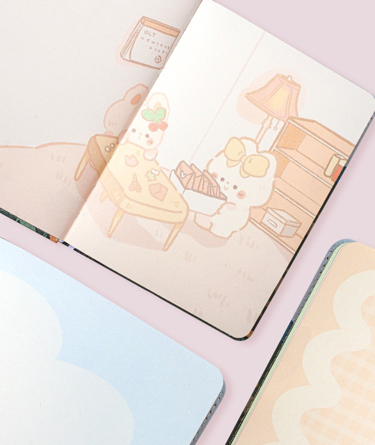 A5 Kawaii Rabbit Bunny Spring Outing Journal / Notebook / Diary