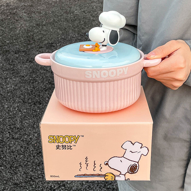 Pre - Order Snoopy Official Ramen Bowl