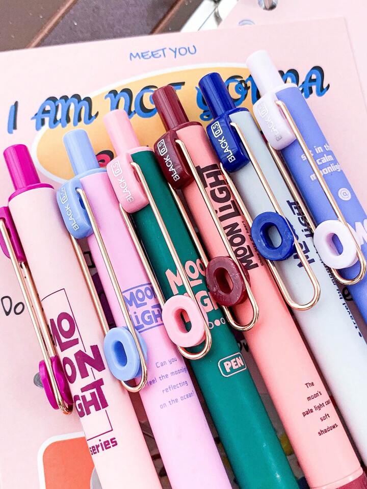 Moonlight Retro 6 Pens Set