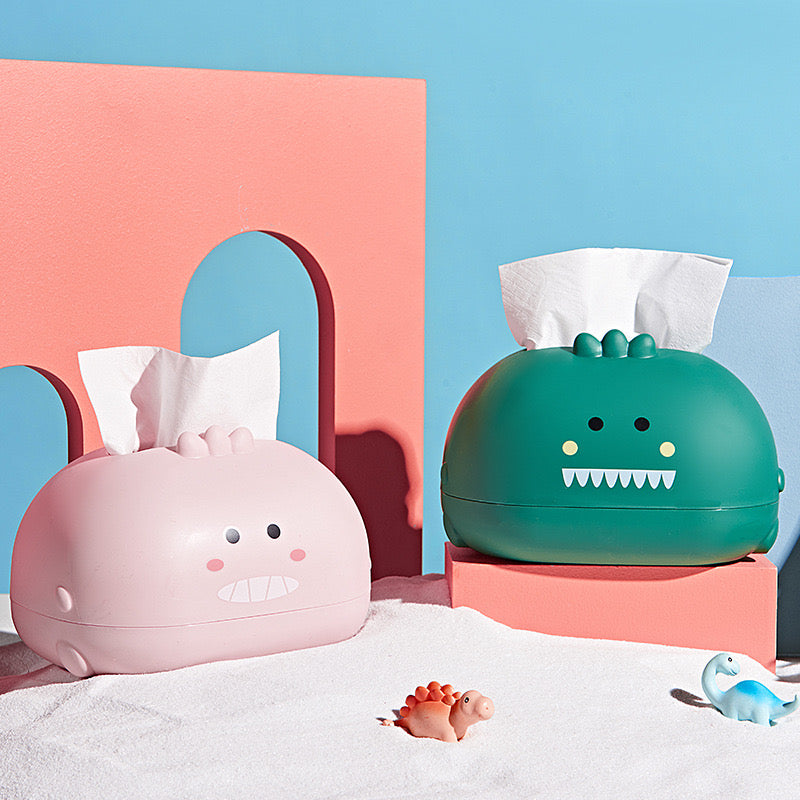 Kawaii Dino Tissue Holder / Tissue Box