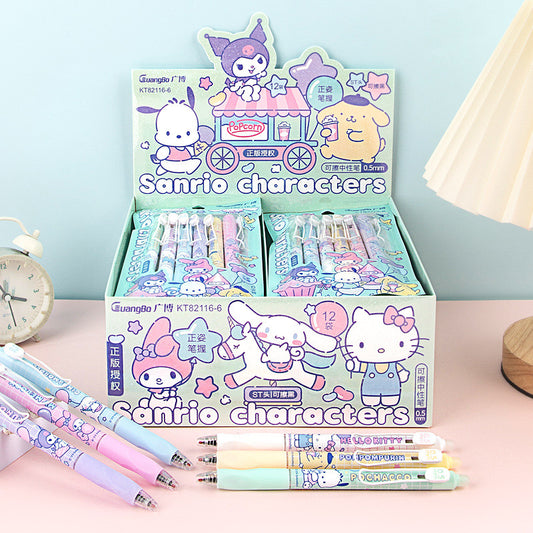 Sanrio Licensed 6 Pens Set