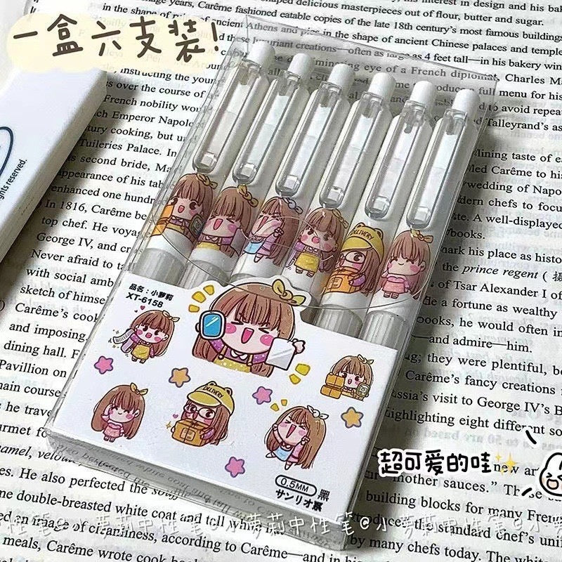 Sanrio 6 Pens Set