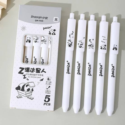 Sleeping Panda 5 Pens Set