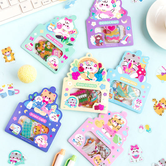 Cute Kawaii PET Stickers Set