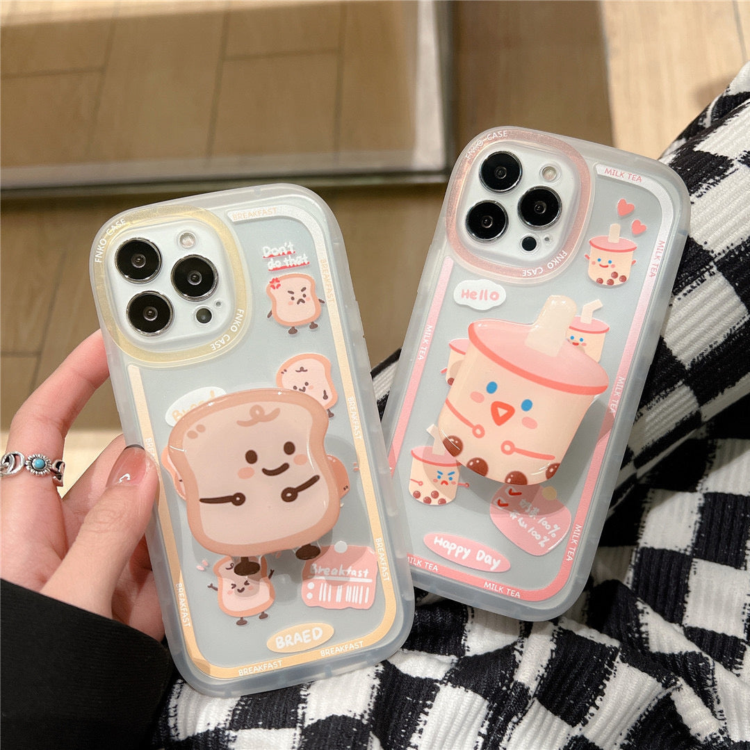 Toast Boba Phone Grips / Phone Brackets / Socket