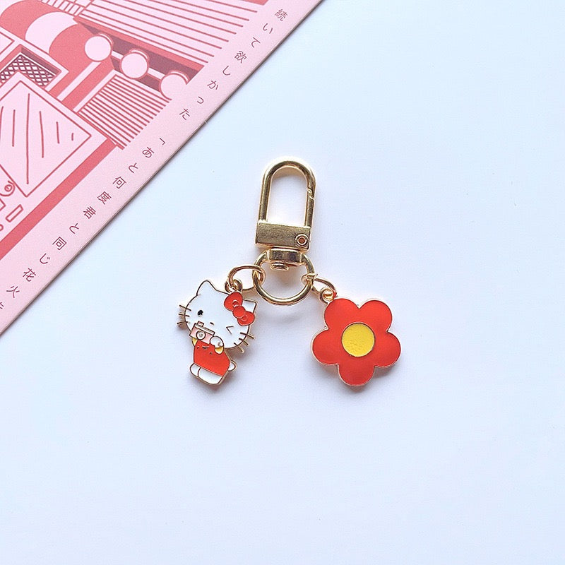 Hello Kitty Metal Keycharm / Keychain