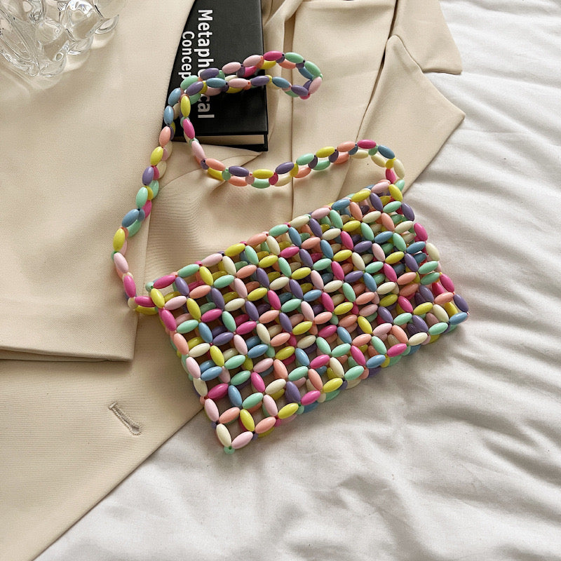 Beaded Chic Shoulder Bag