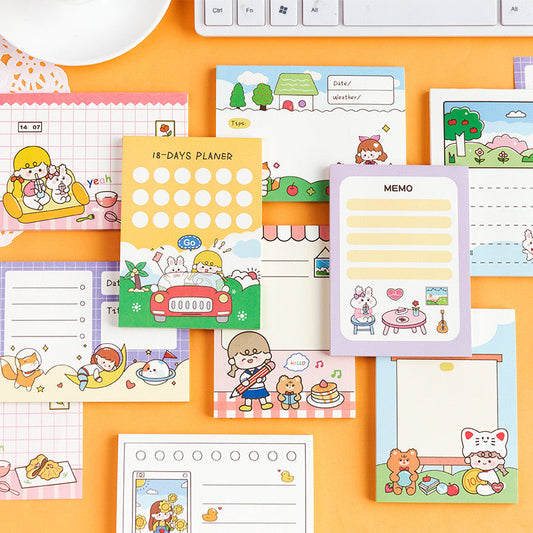 Kawaii Girl To Do Lists / Memo Pad