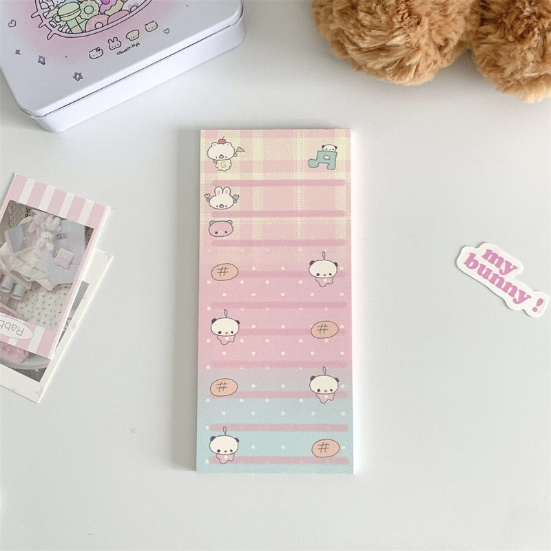 Kawaii Long Memo Pads