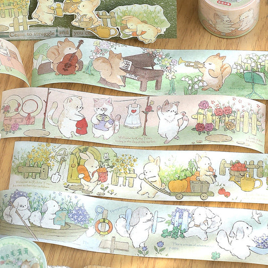 Easter Bunny Washi Tape Sticker Roll