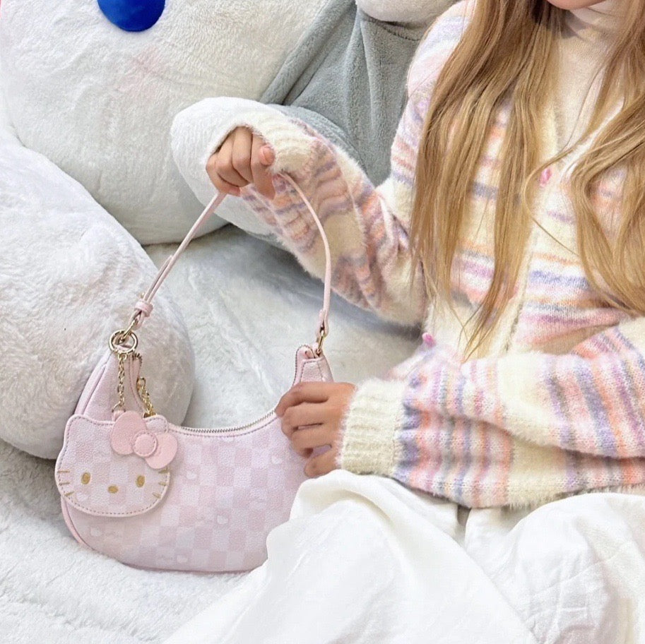 Hello Kitty Pastel Pink Baguette Bag