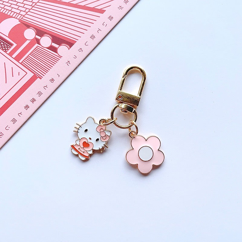 Hello Kitty Metal Keycharm / Keychain