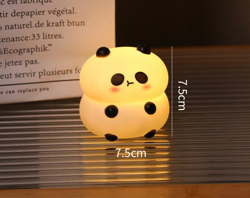 Cute Kawaii Moon Panda Cow Affordable Battery Lamp / Night Light