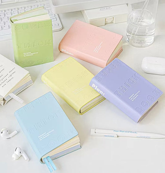 Plan With Super Thick Pastel Pocket Notebooks