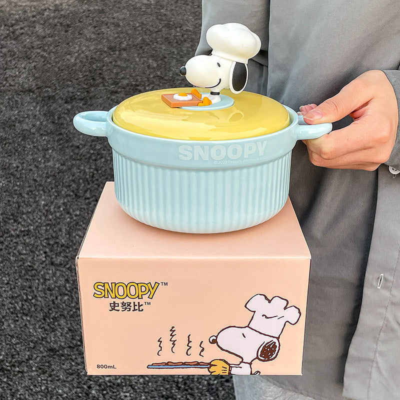 Pre - Order Snoopy Official Ramen Bowl