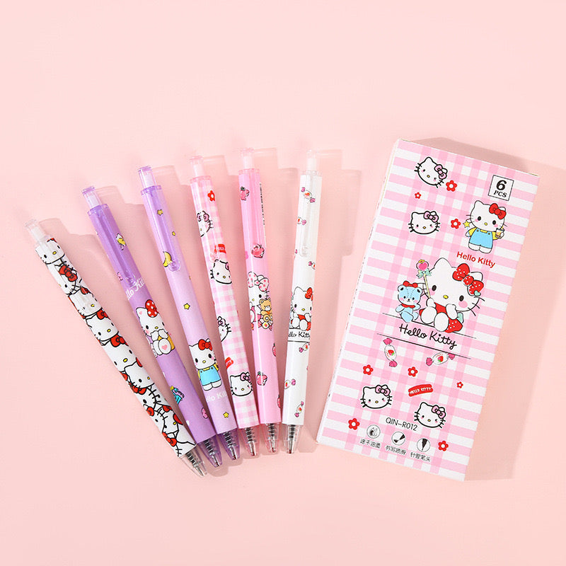 Hello Kitty 6 Pens Box